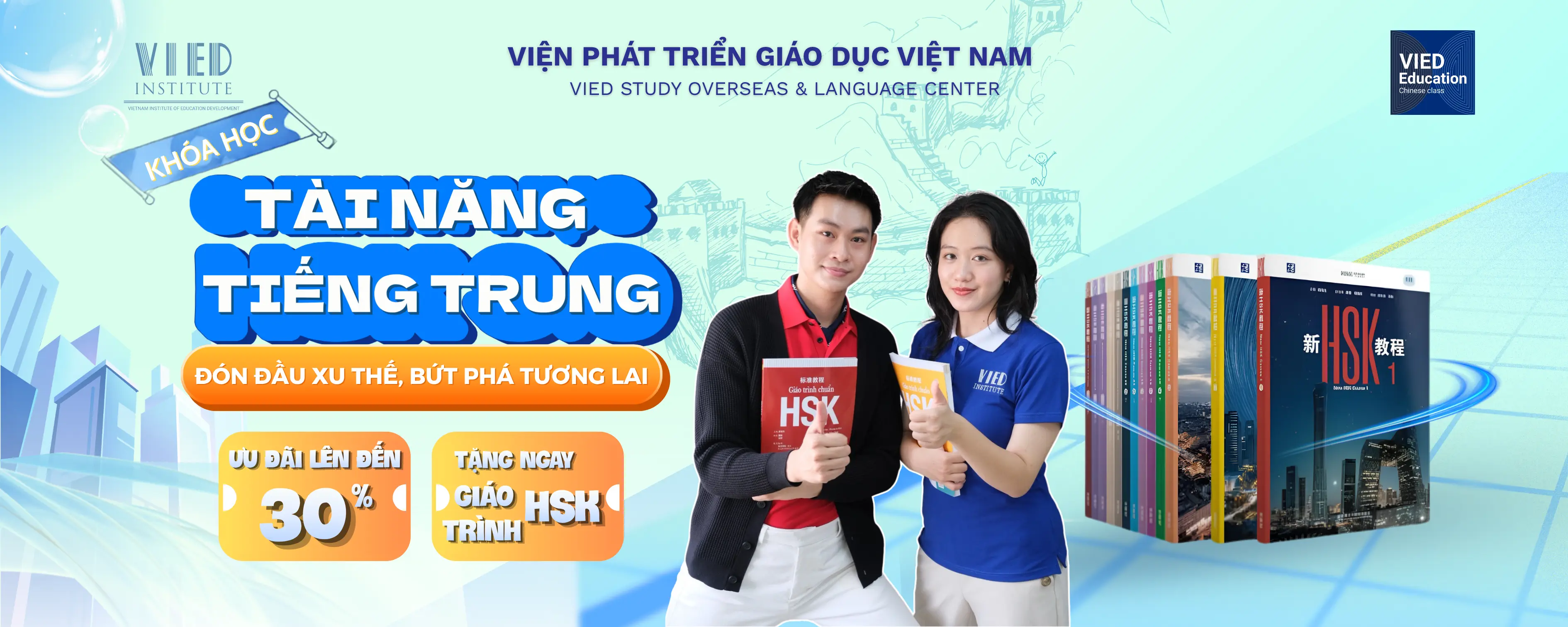 Khóa học Tài năng Tiếng Trung - VIED Education